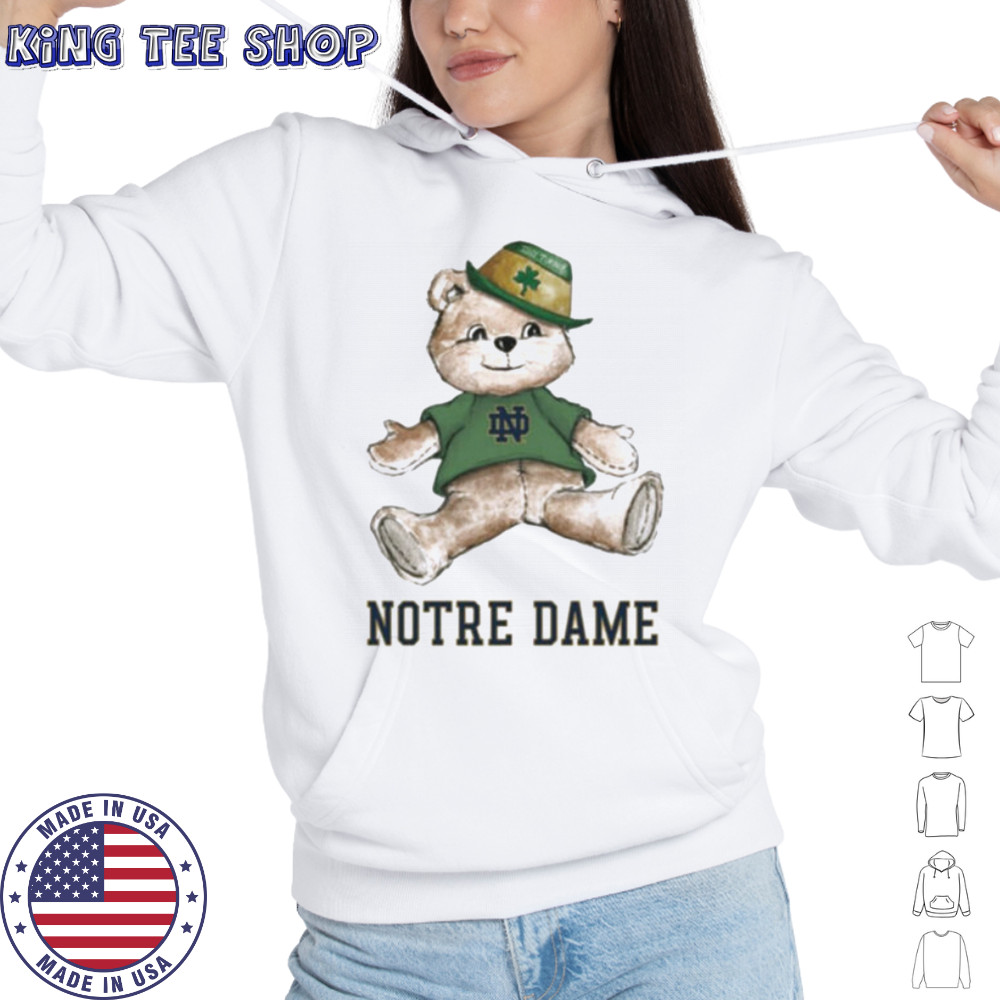 Tiny Turnip Teddy Bear Notre Dame Fighting Irish T shirt Hoodie