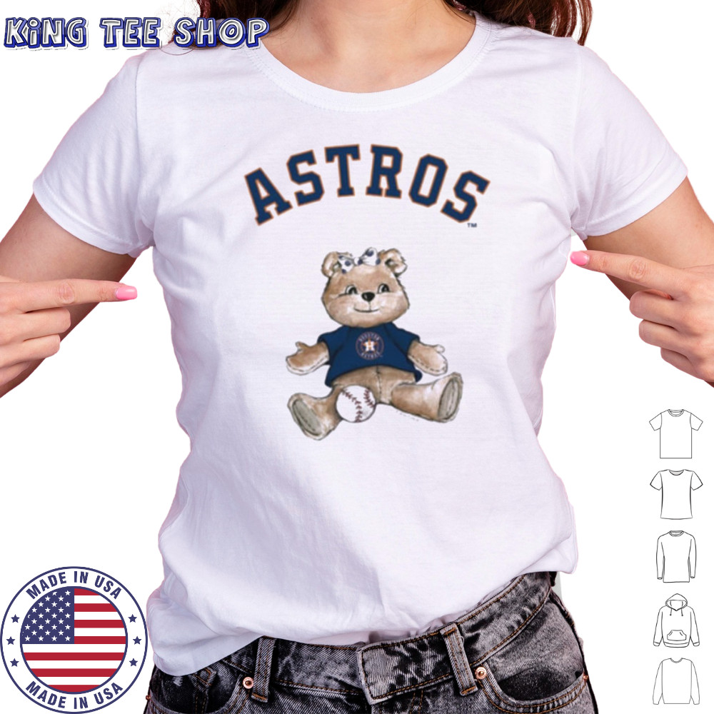 Tiny Turnip Teddy Bear X Houston Astros Baseball T shirt Women's T-shirt