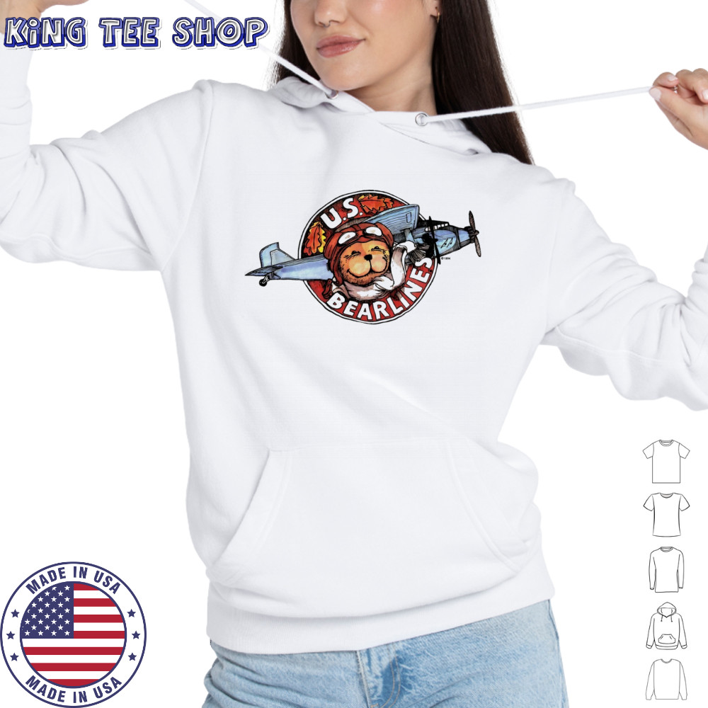 U.S. Bearlines Airplane Pilot shirt Hoodie