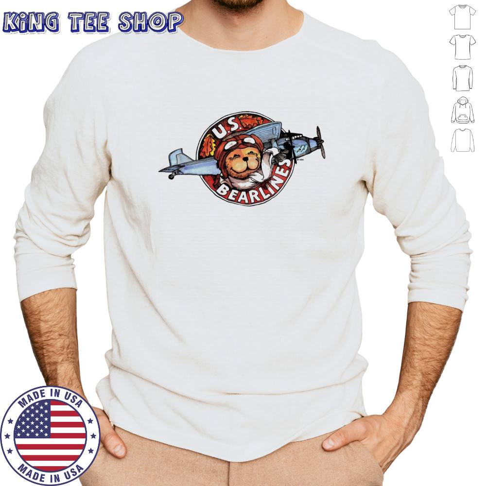 U.S. Bearlines Airplane Pilot shirt Long Sleeved