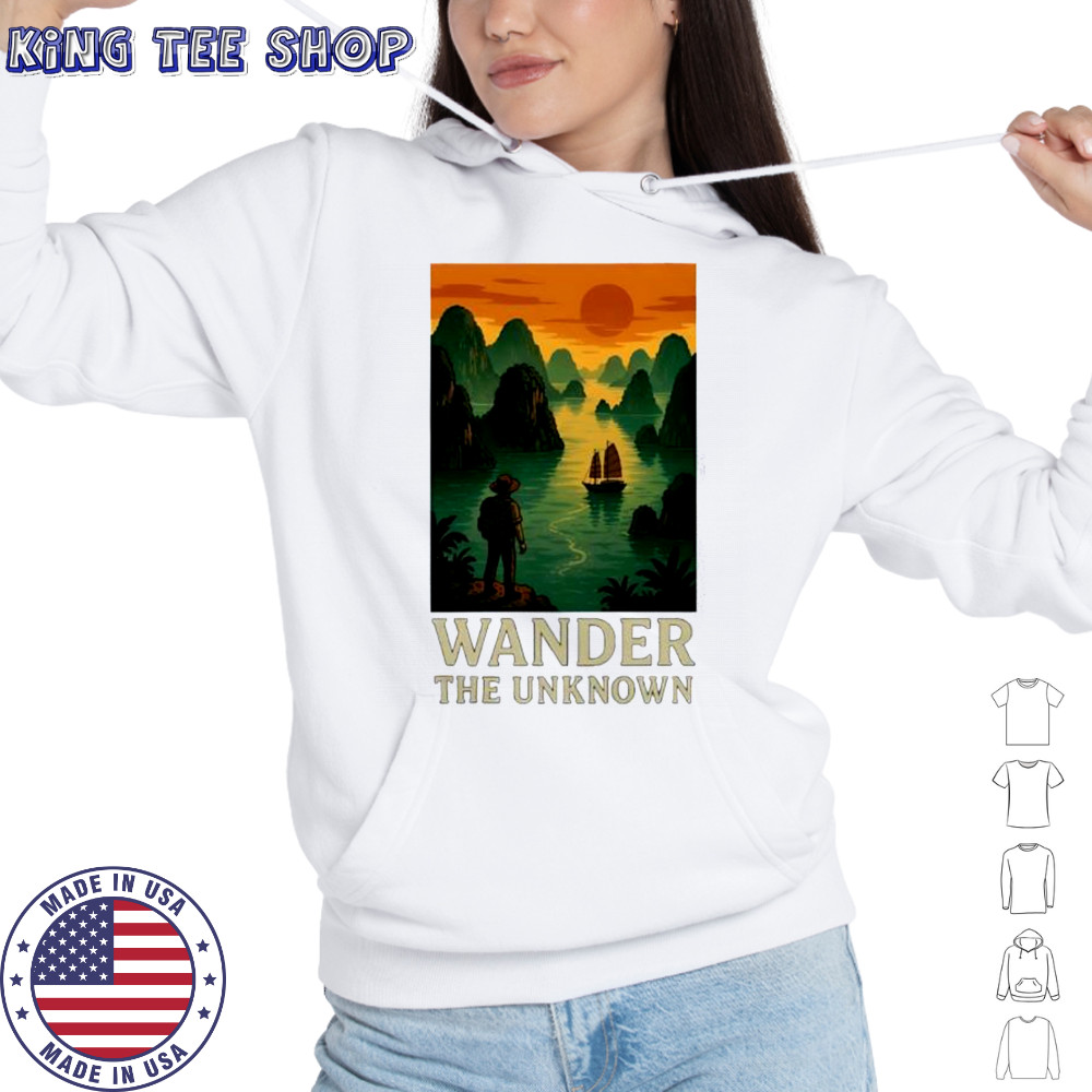 Wander the Unknown ocean ancient shirt Hoodie