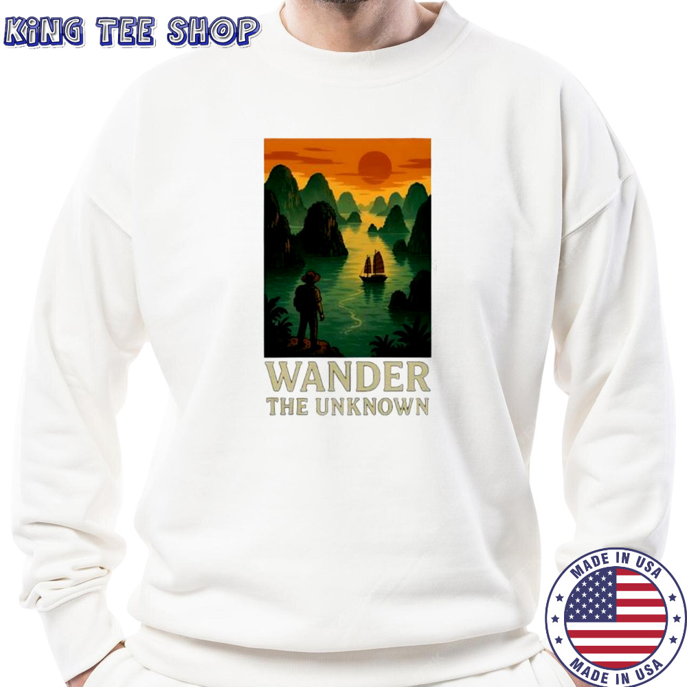 Wander the Unknown ocean ancient shirt Sweatshirt