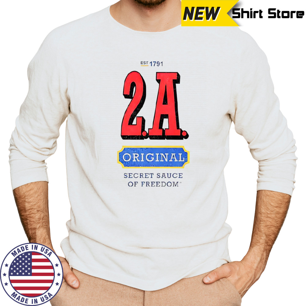 2A Original Secret Sauce Of Freedom T-Shirt Long Sleeved