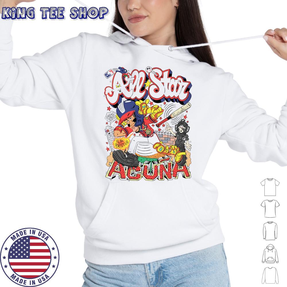 All Star Acuna cartoon shirt Hoodie