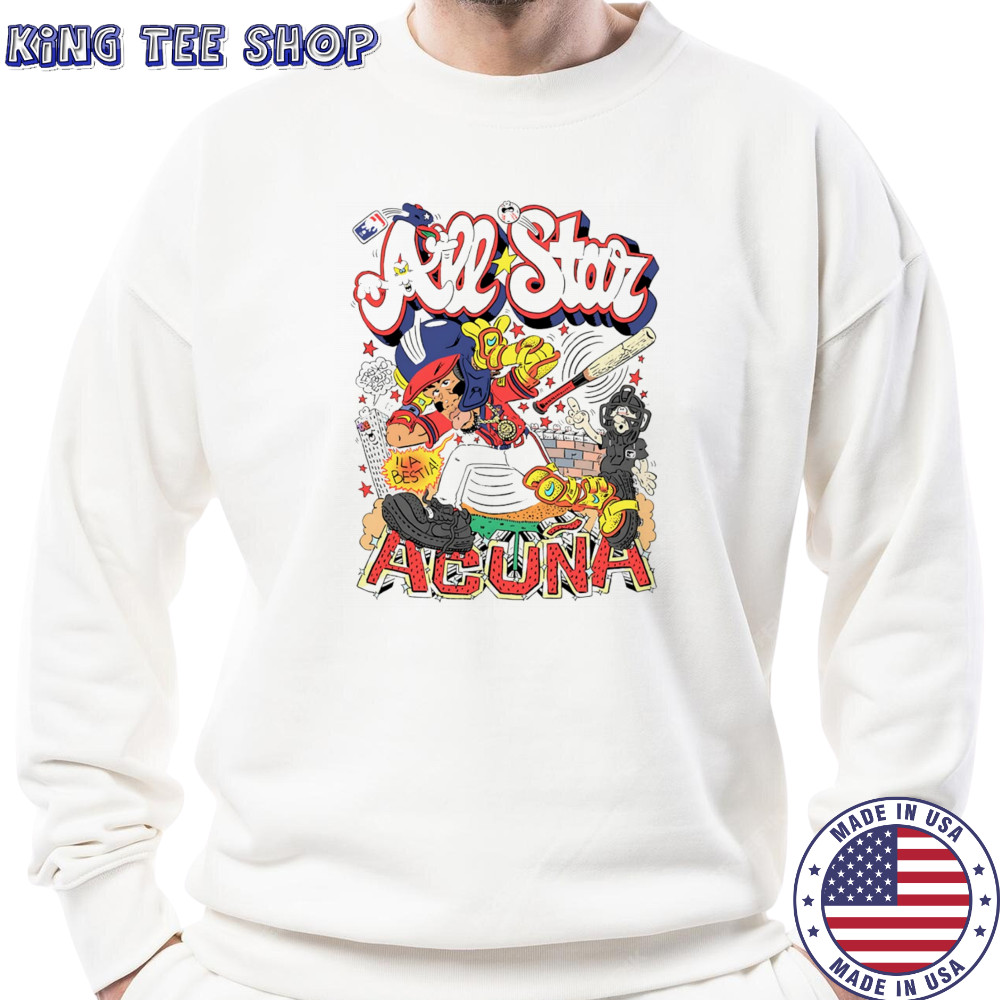 All Star Acuna cartoon shirt Sweatshirt