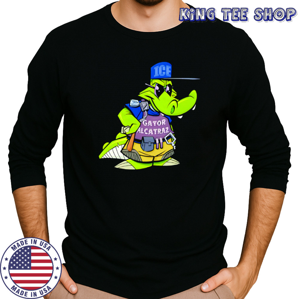Alligator Alcatraz Ice Detective Gator shirt Long Sleeved