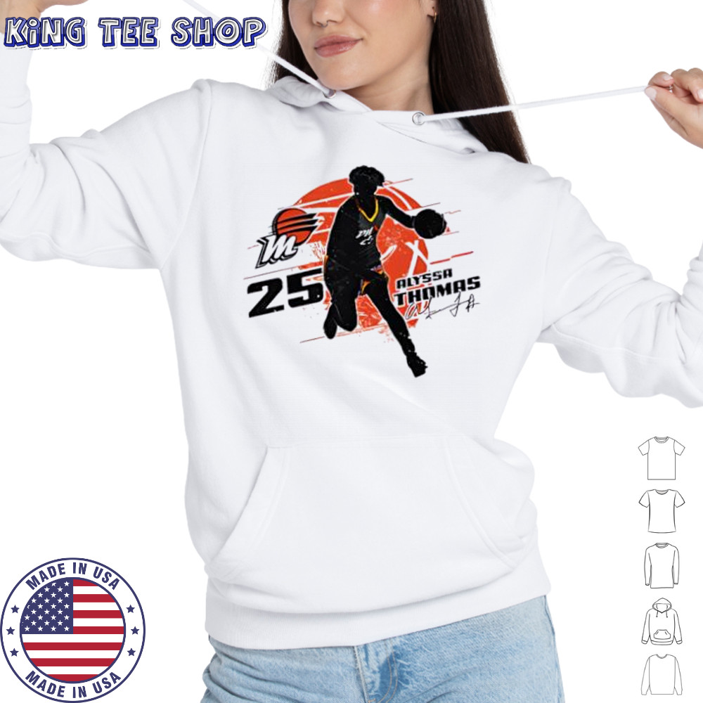 Alyssa thomas phoenix mercury silhouette shirt Hoodie