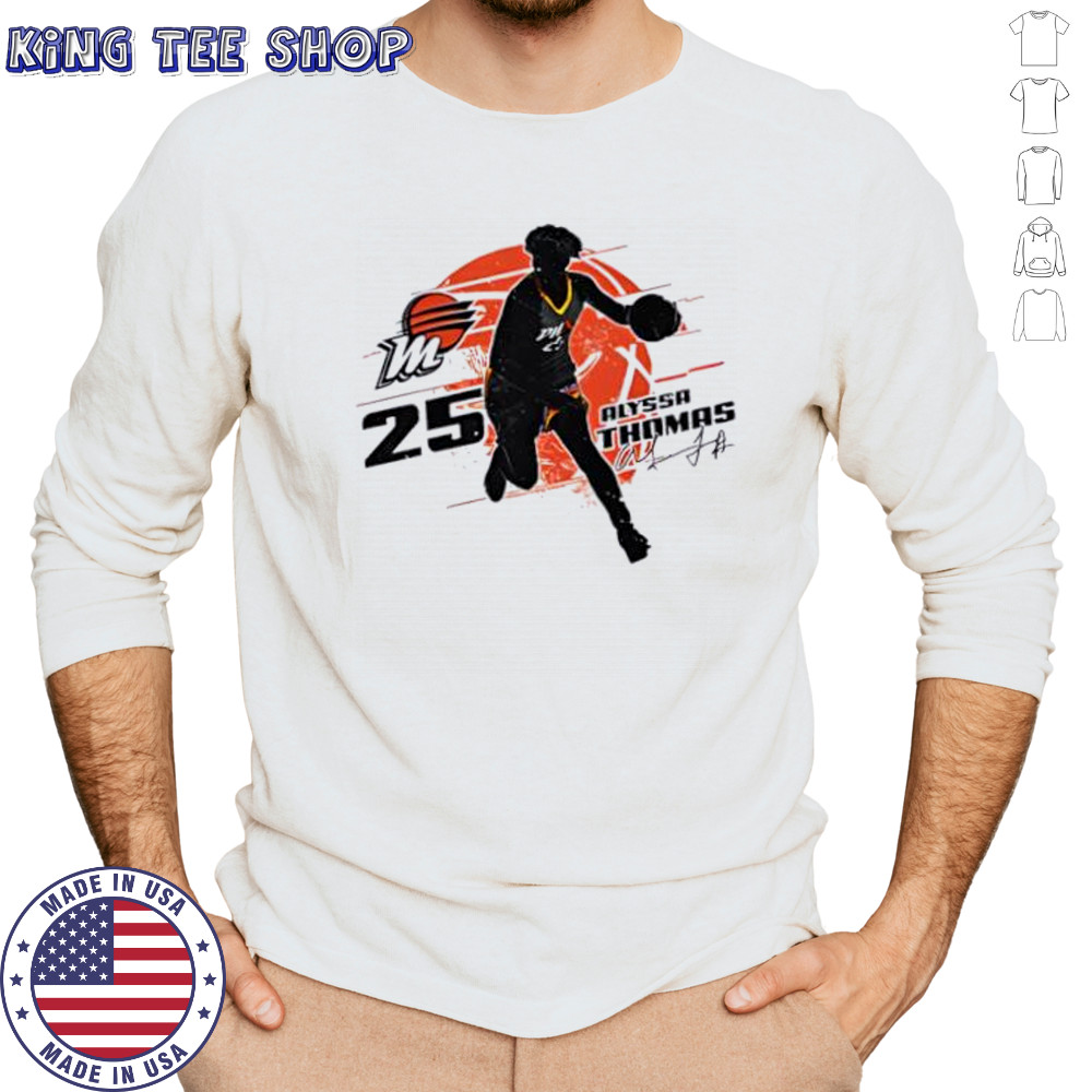 Alyssa thomas phoenix mercury silhouette shirt Long Sleeved