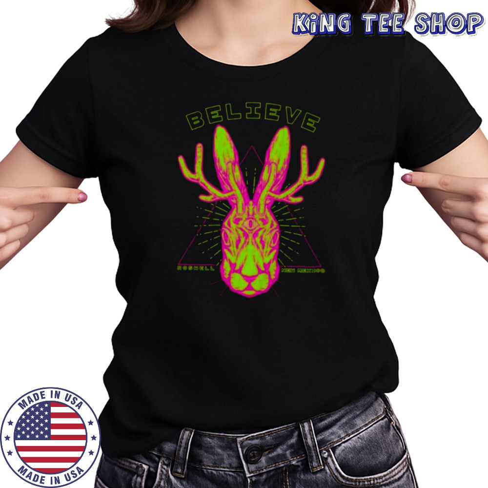 Believe rabbit head shirt Women's T-shirt