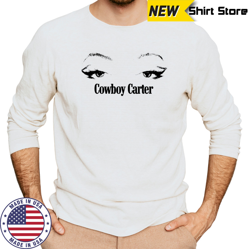 Beyonce Cowboy Carter eyes shirt Long Sleeved