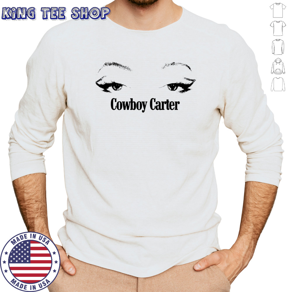Beyonce Cowboy Carter eyes shirt Long Sleeved