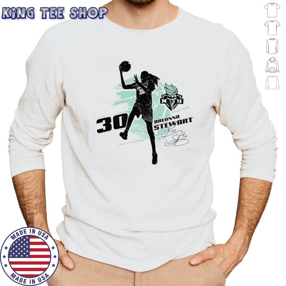 Breanna stewart new york liberty silhouette shirt Long Sleeved