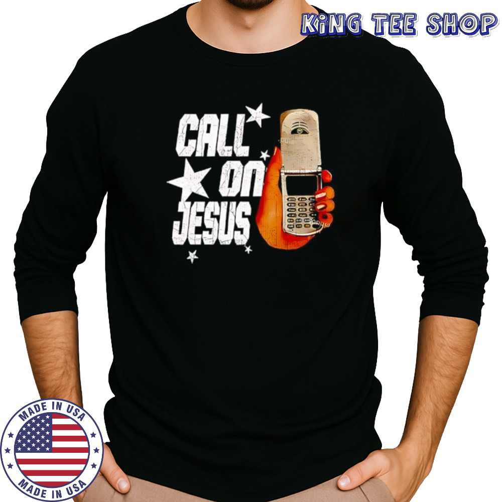 Call on Jesus retro shirt Long Sleeved