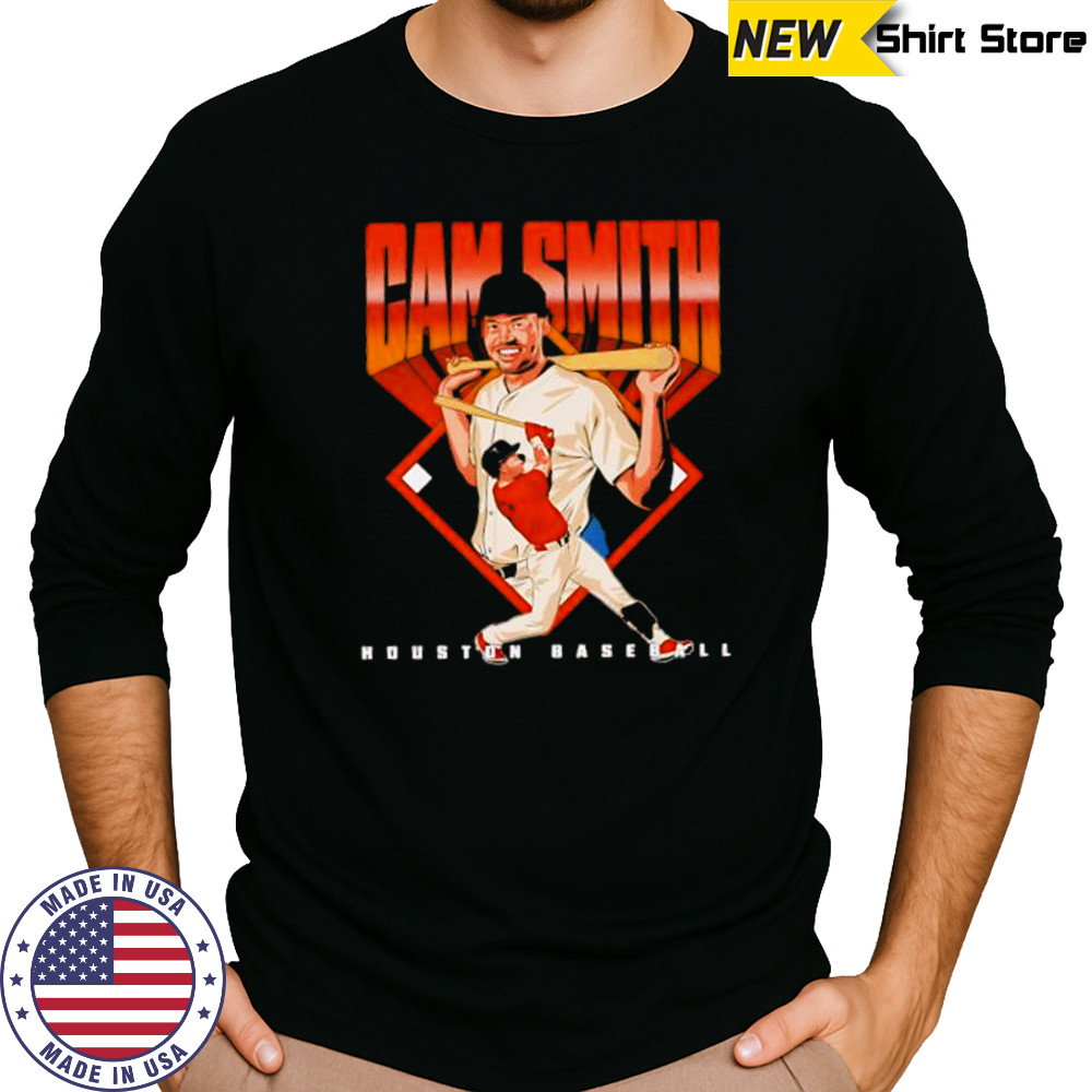 Cam smith houston baseball diamond shirt Long Sleeved