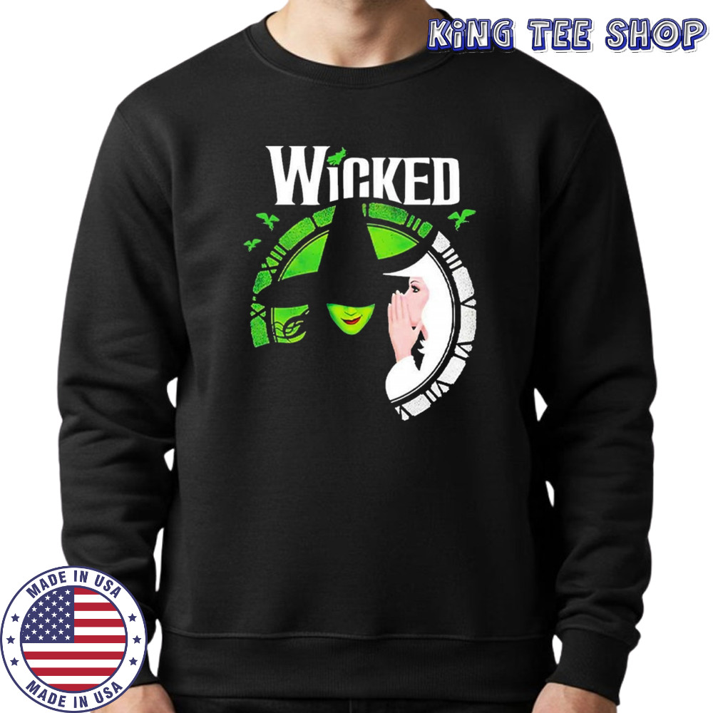 Carly Augenstein wearing WICKED T-Shirt Sweatshirt