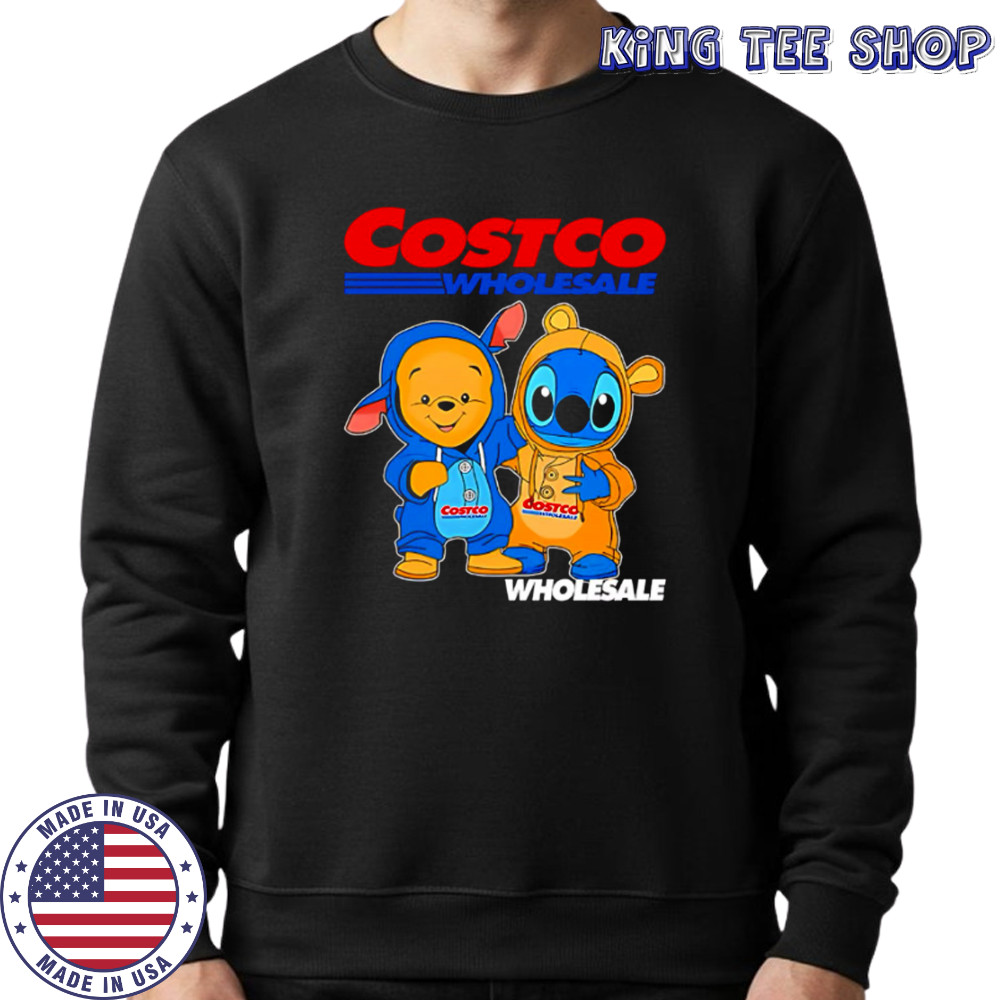 Costco wholesale pooh and stitch friends shirt Sweatshirt
