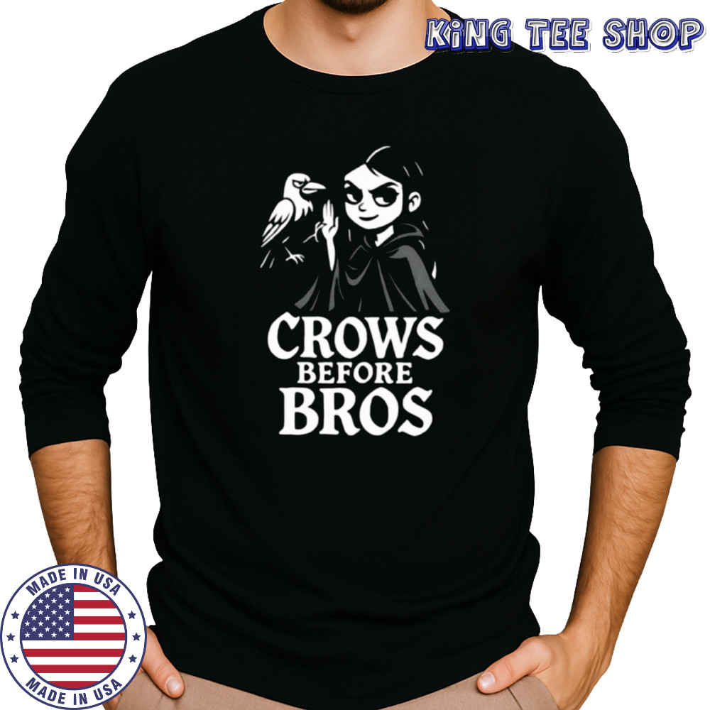Crows before bros shirt Long Sleeved