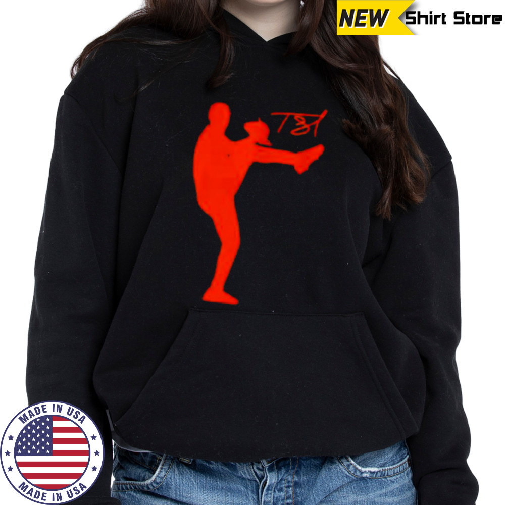 Detroit Tigers Tarik Skubal Silhouette baseball shirt Hoodie