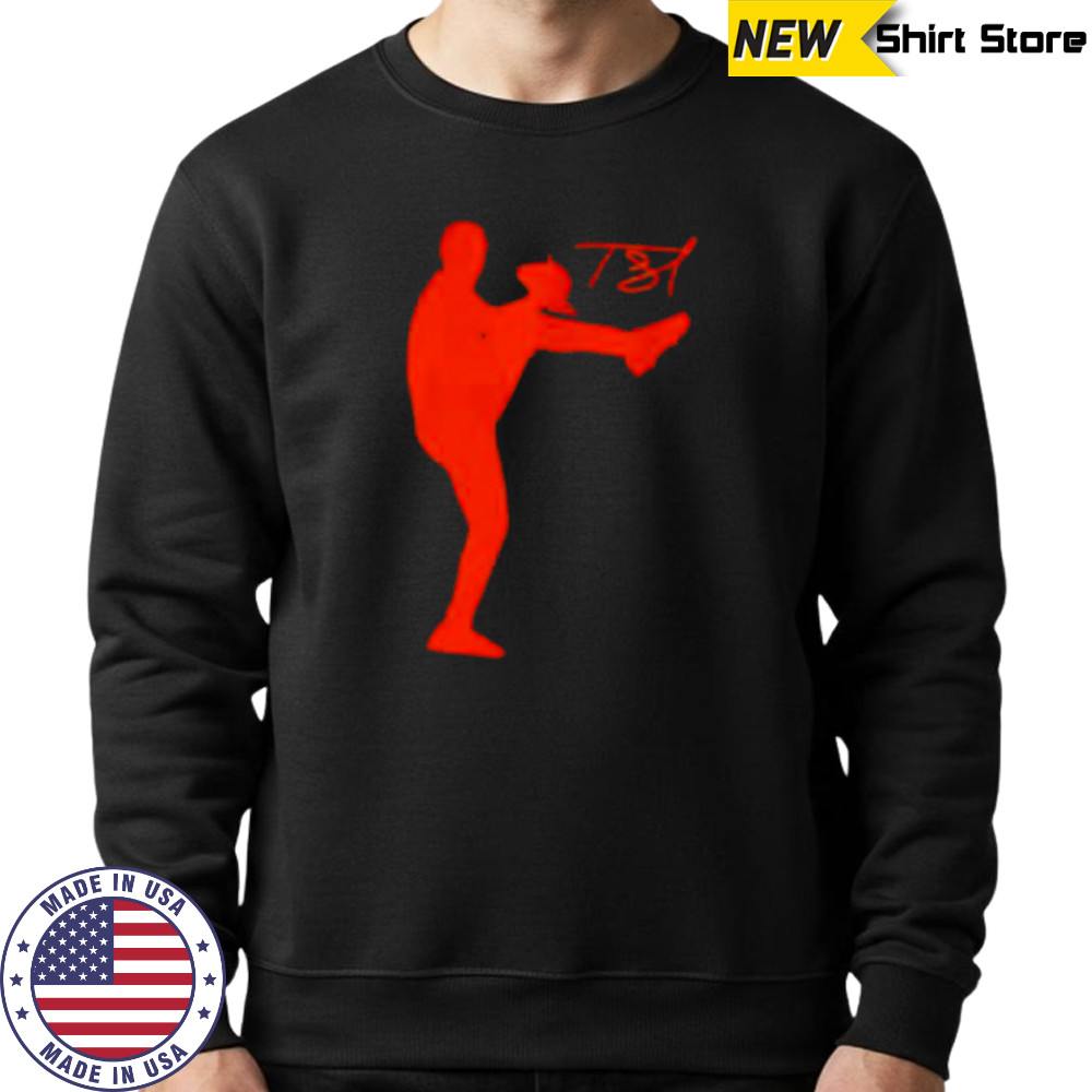 Detroit Tigers Tarik Skubal Silhouette baseball shirt Sweatshirt