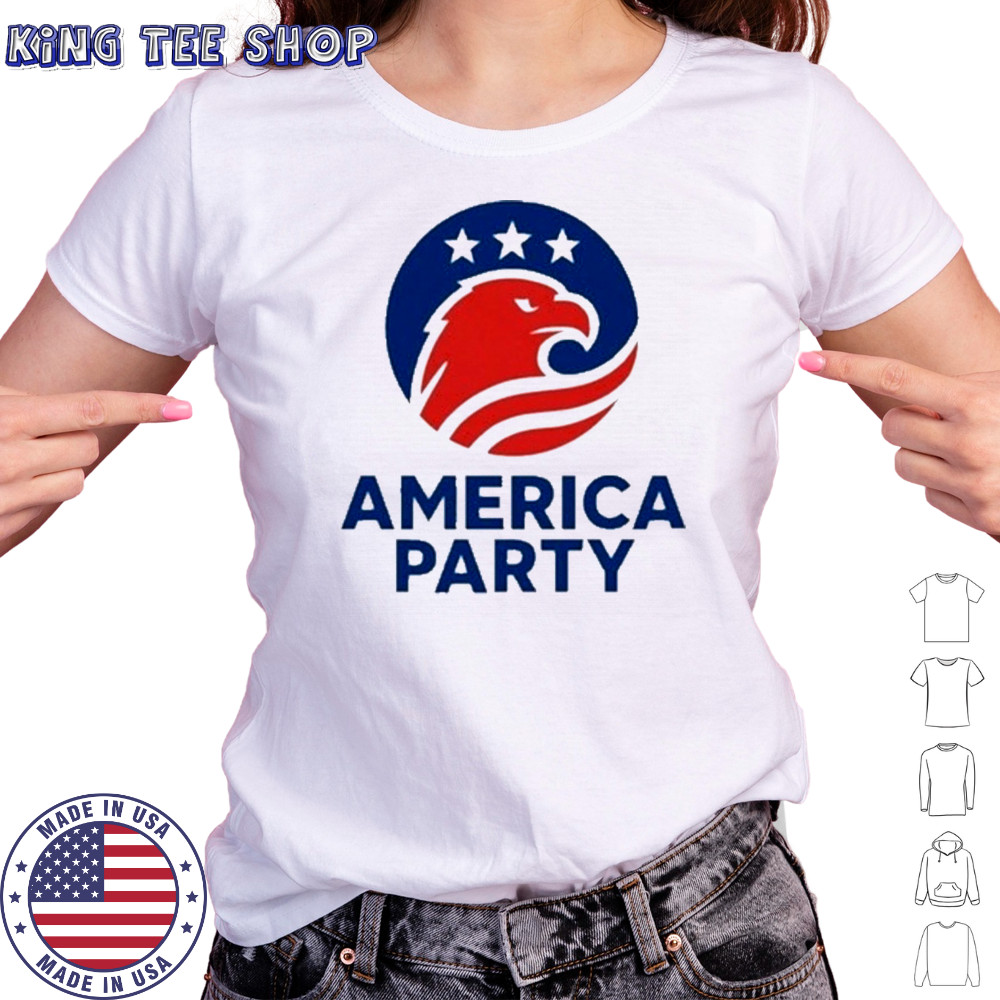 Elon Musk America Party Flag T-Shirt Women's T-shirt
