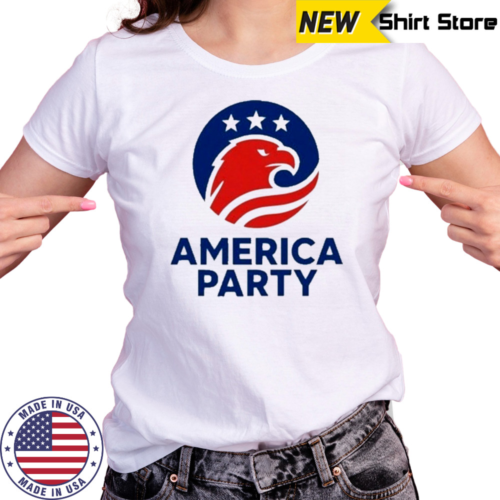 Elon Musk America Party Flag T-Shirt Women's T-shirt