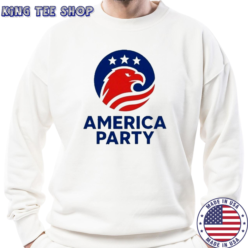 Elon Musk America Party Flag T-Shirt Sweatshirt