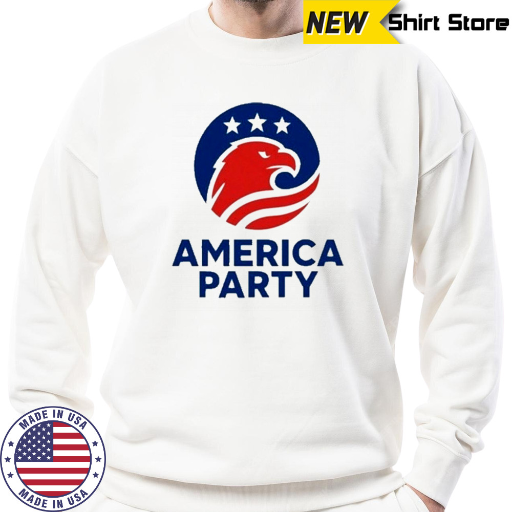 Elon Musk America Party Flag T-Shirt Sweatshirt