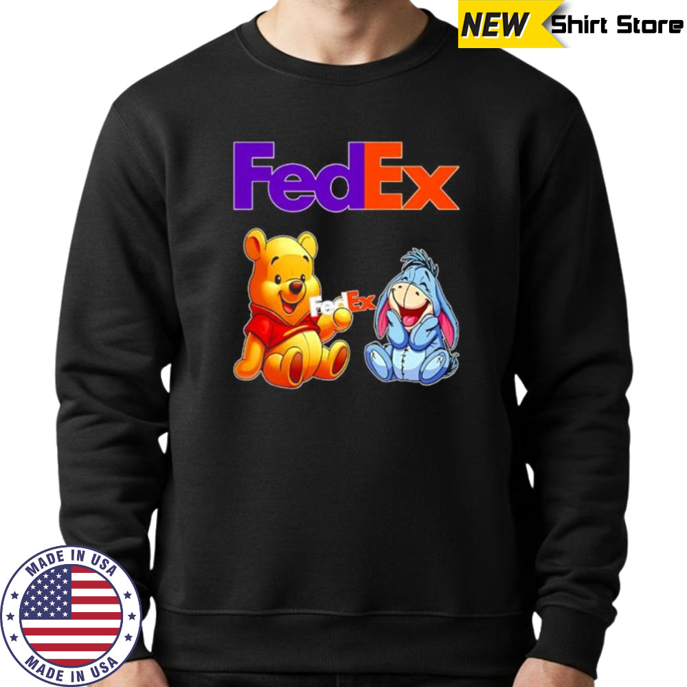 FEDEX Pooh and Eeyore shirt Sweatshirt