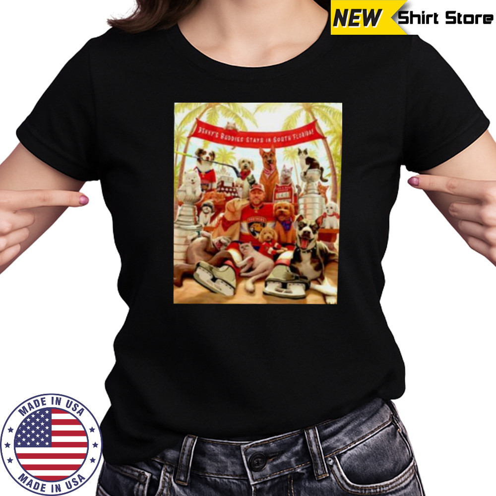 Florida Panthers Benny’s Buddies stays in South Florida shirt Women's T-shirt