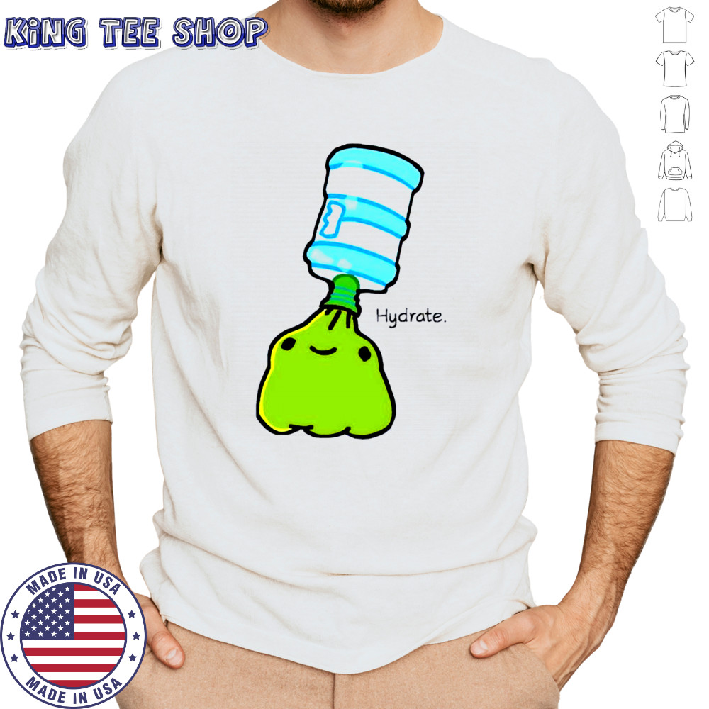 Frog Hydrate Drink today shirt Long Sleeved