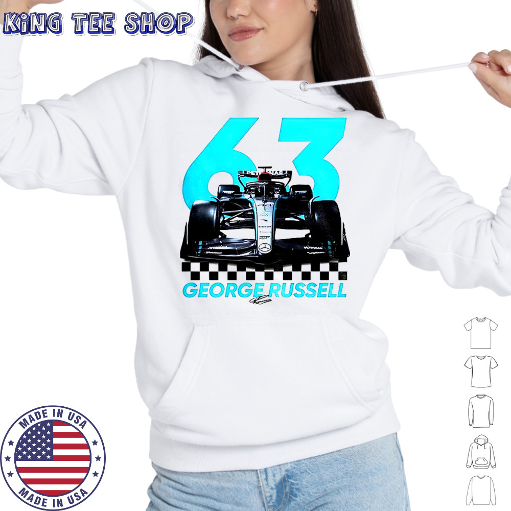George Russell Formula One F1 Signature T-Shirt Hoodie