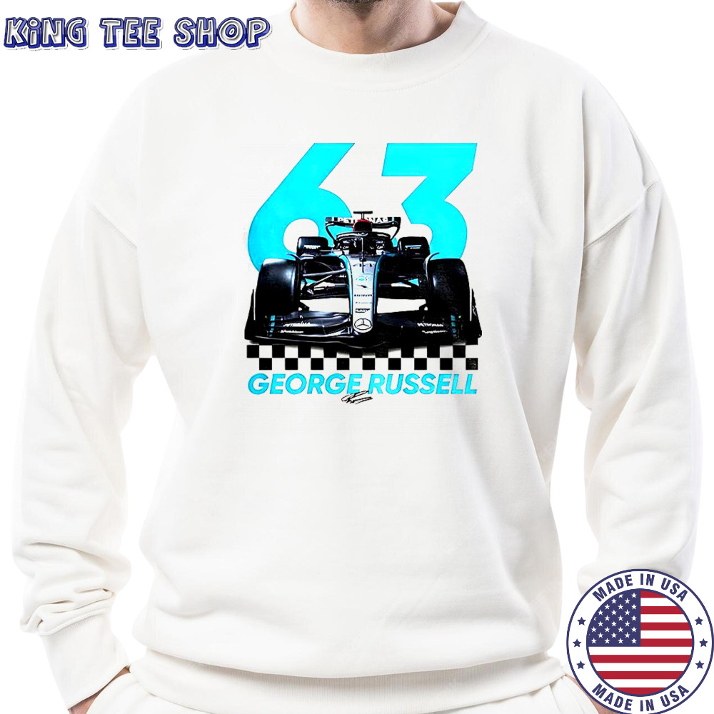 George Russell Formula One F1 Signature T-Shirt Sweatshirt