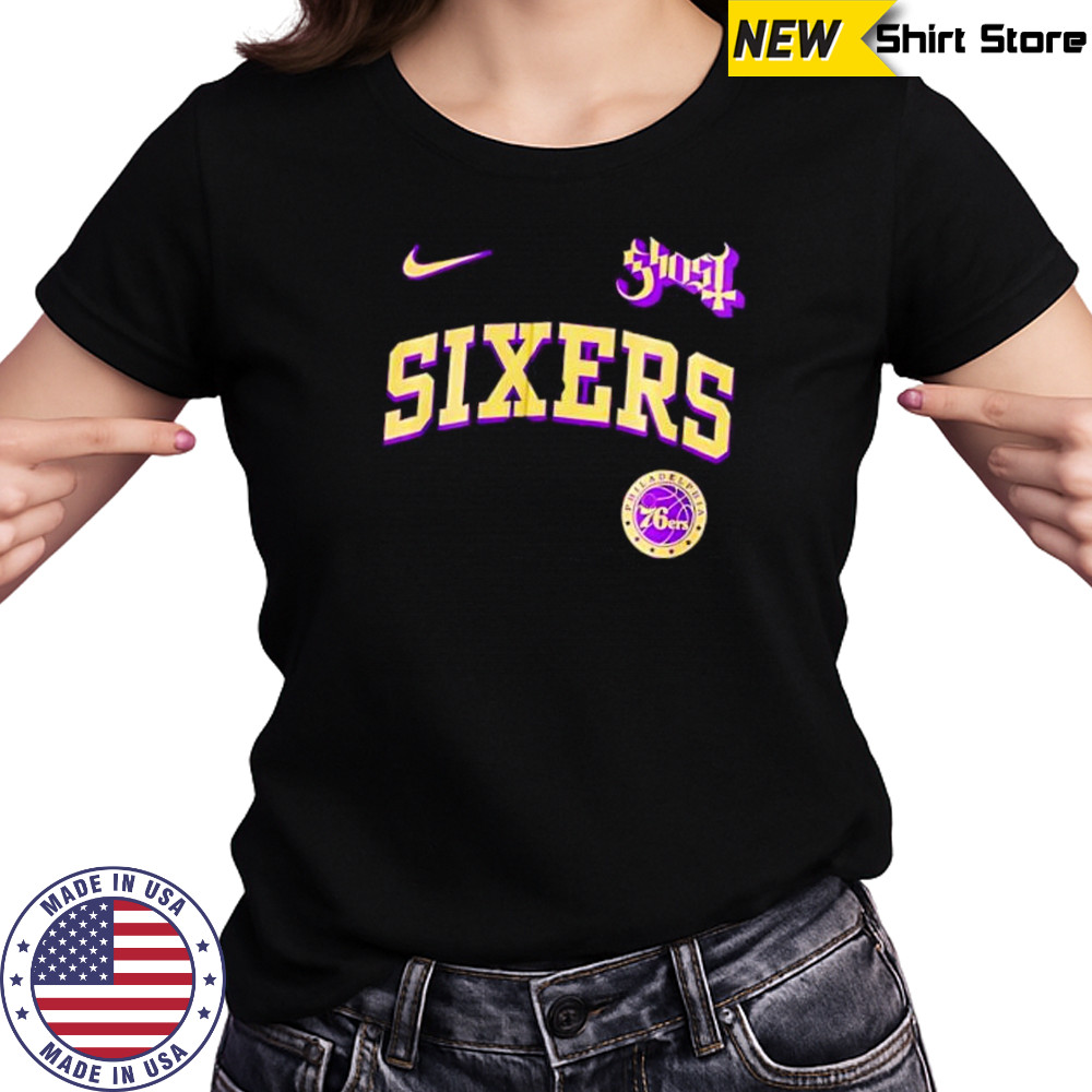 Ghost Band World Tour Philadelphia 76Ers 2025 shirt Women's T-shirt