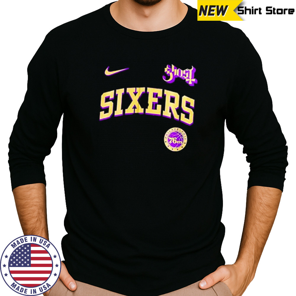 Ghost Band World Tour Philadelphia 76Ers 2025 shirt Long Sleeved