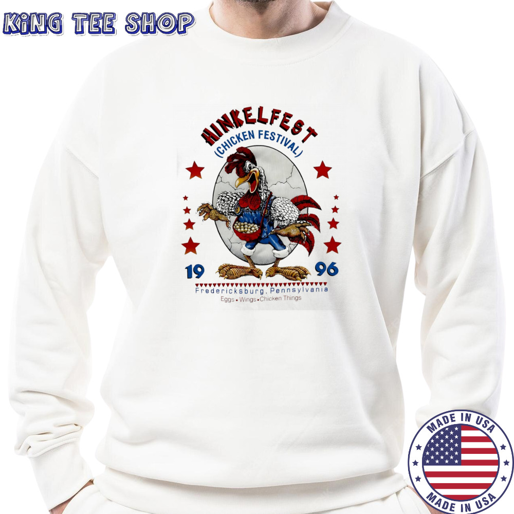 Hinkelfest Chicken Festival 1996 Animal Pullover shirt Sweatshirt
