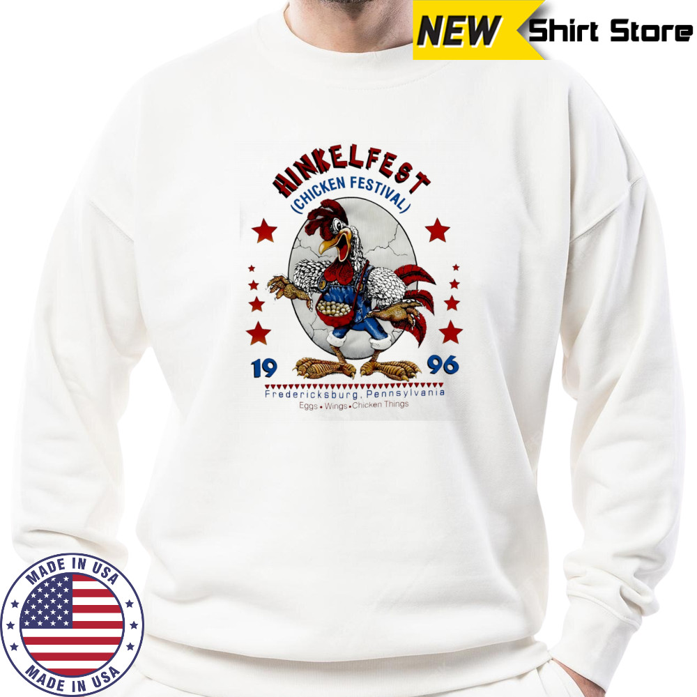 Hinkelfest Chicken Festival 1996 Animal Pullover shirt Sweatshirt