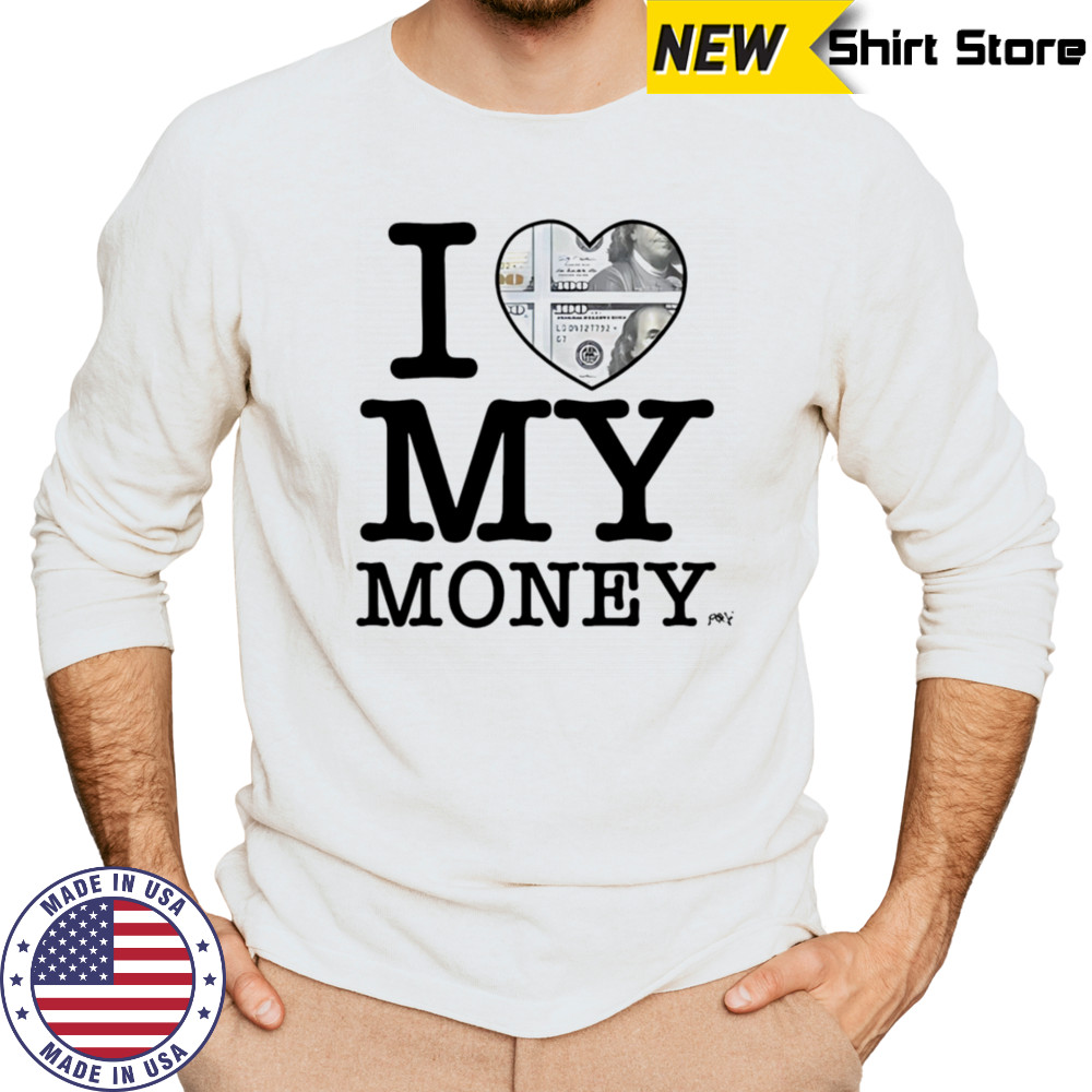I Love My Money Punkandyo T-Shirt Long Sleeved