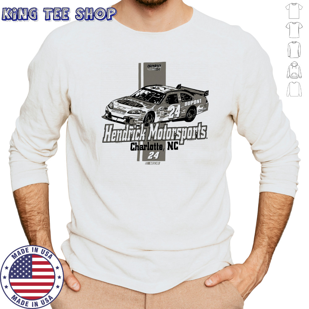Jeff Gordon Nascar Cars Hendrick Motorsports Racing Car shirt Long Sleeved