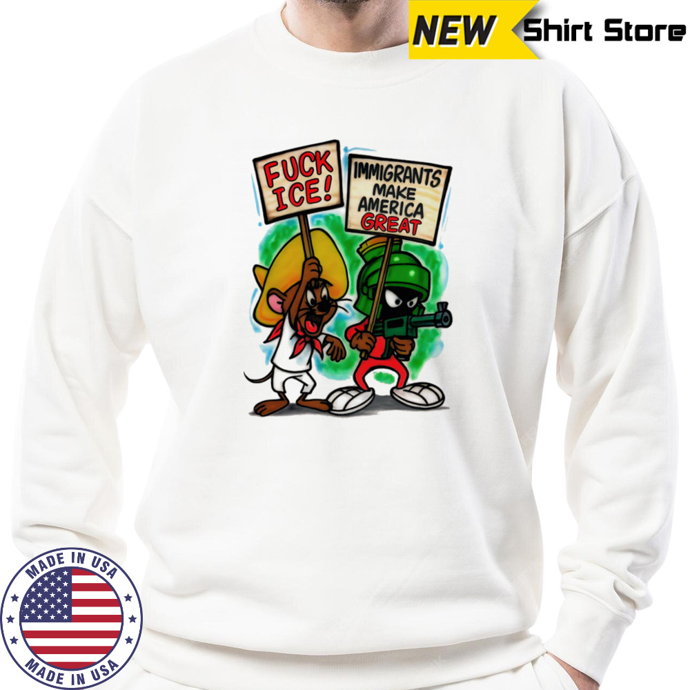 Jerry and Marvin Fuck ice immigrants make America great shirt Sweatshirt