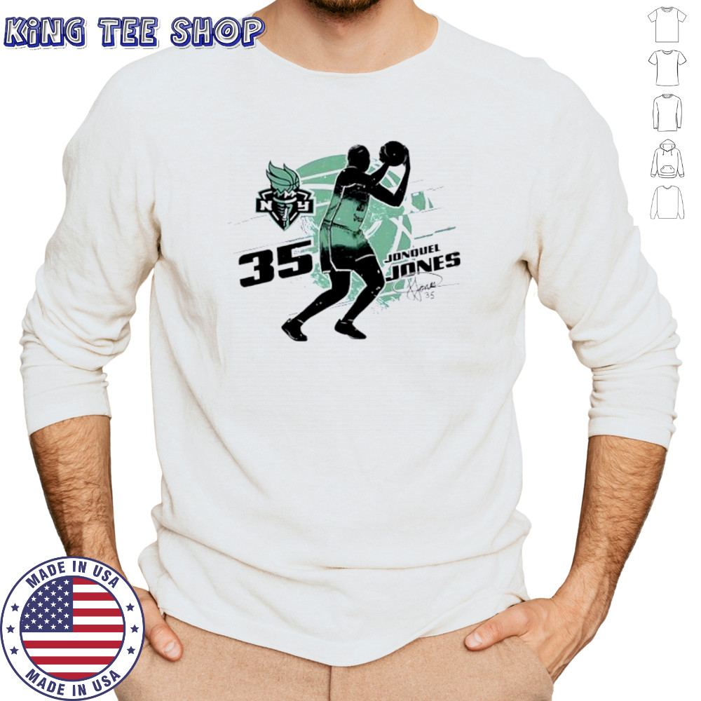 Jonquel jones new york liberty silhouette shirt Long Sleeved