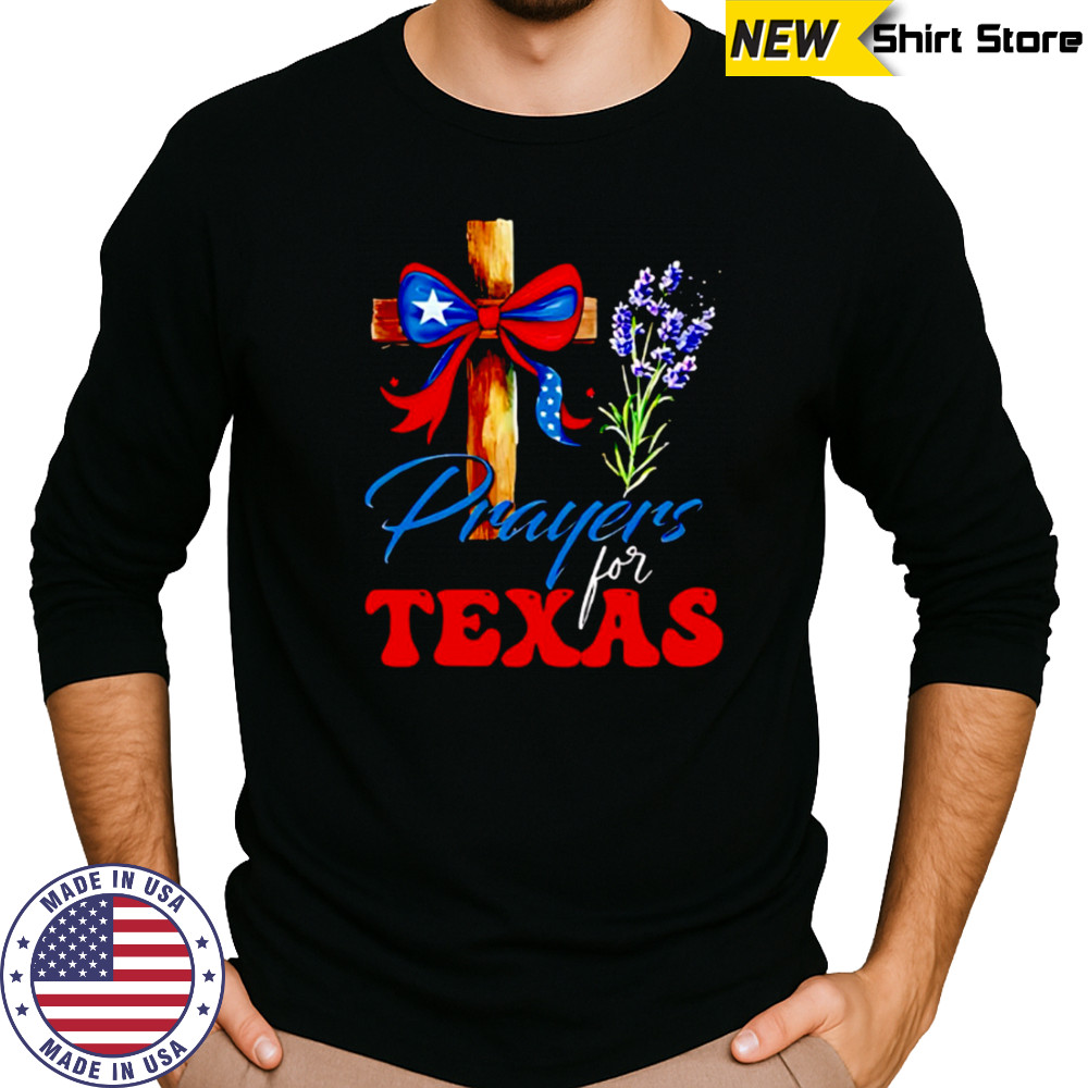 Kerr county strong floodprayers for Texas shirt Long Sleeved
