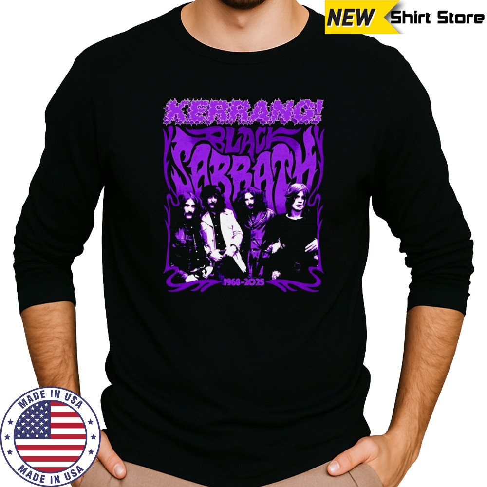 Kerrang Sabbath 1968 2025 shirt Long Sleeved