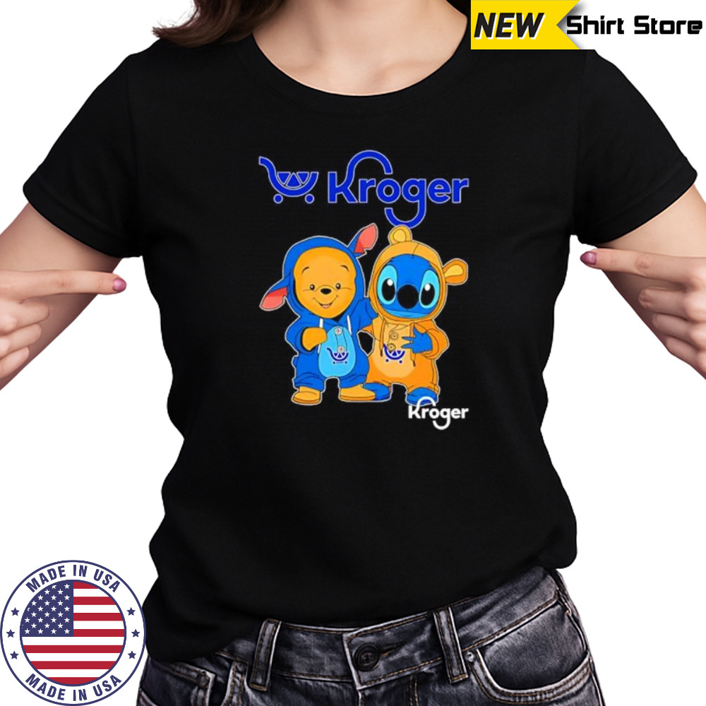 Kroger pooh and stitch friends shirt Women's T-shirt
