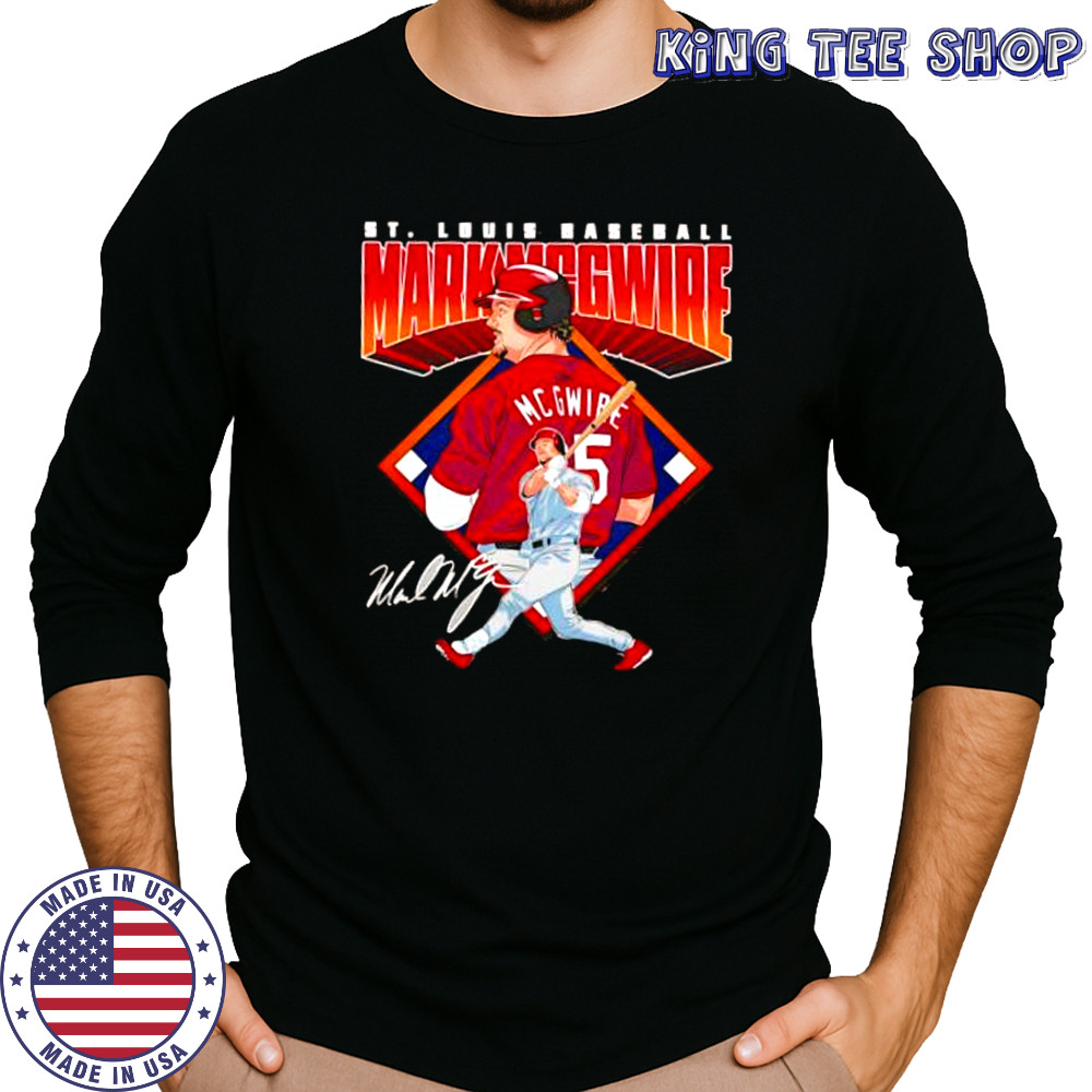 Mark mcgwire st. louis baseball diamond shirt Long Sleeved