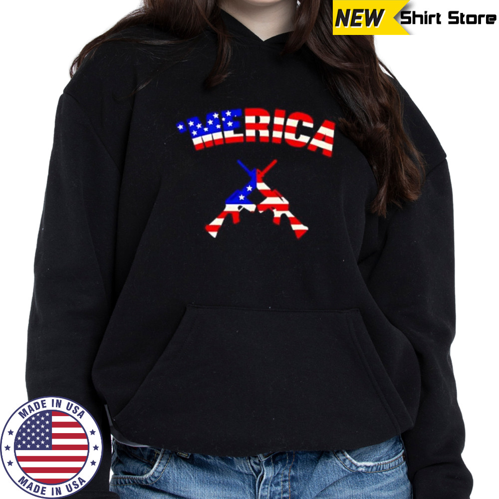Merica Guns Patriotic gun shirt Hoodie