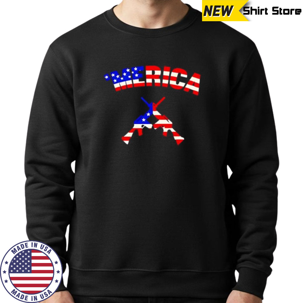 Merica Guns Patriotic gun shirt Sweatshirt