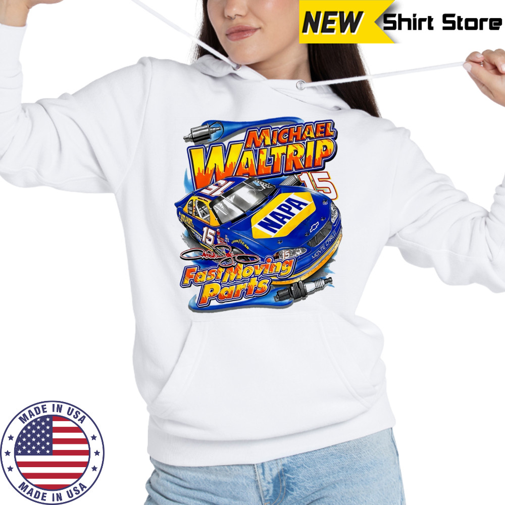 Michael Waltrip Fast Moving Parts signature shirt Hoodie