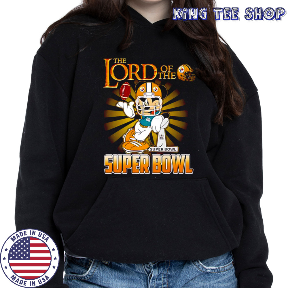 Mickey Mouse The Lord Of The Super Bowl Pittsburgh Steelers T-Shirt Hoodie