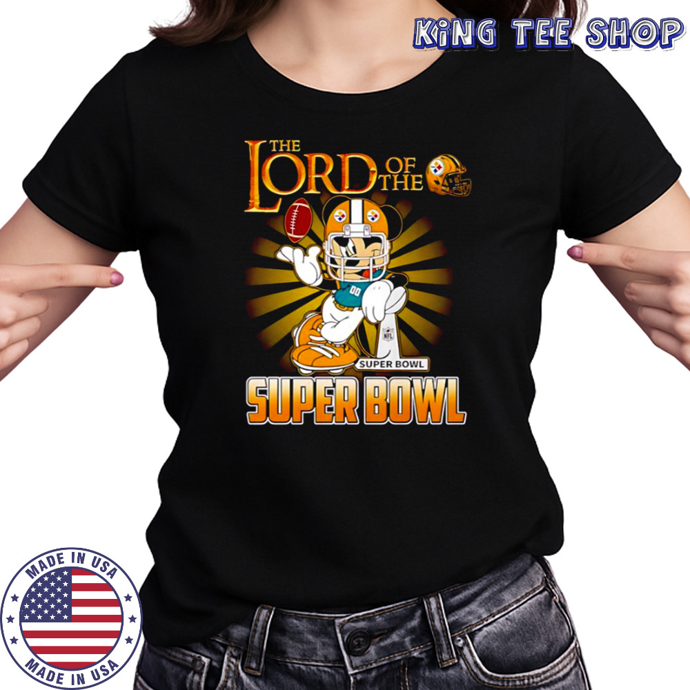 Mickey Mouse The Lord Of The Super Bowl Pittsburgh Steelers T-Shirt Women's T-shirt