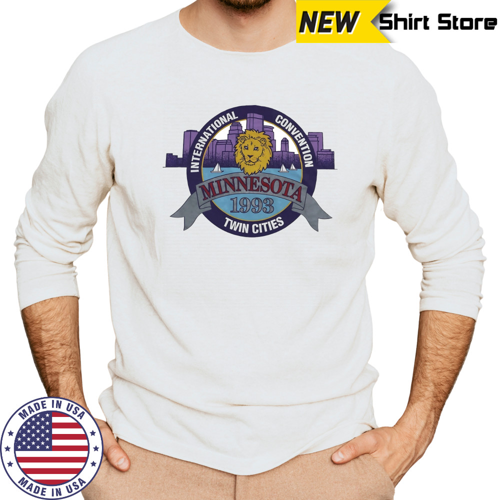 Minnesota Twin Cities International Convention 1993 logo shirt Long Sleeved